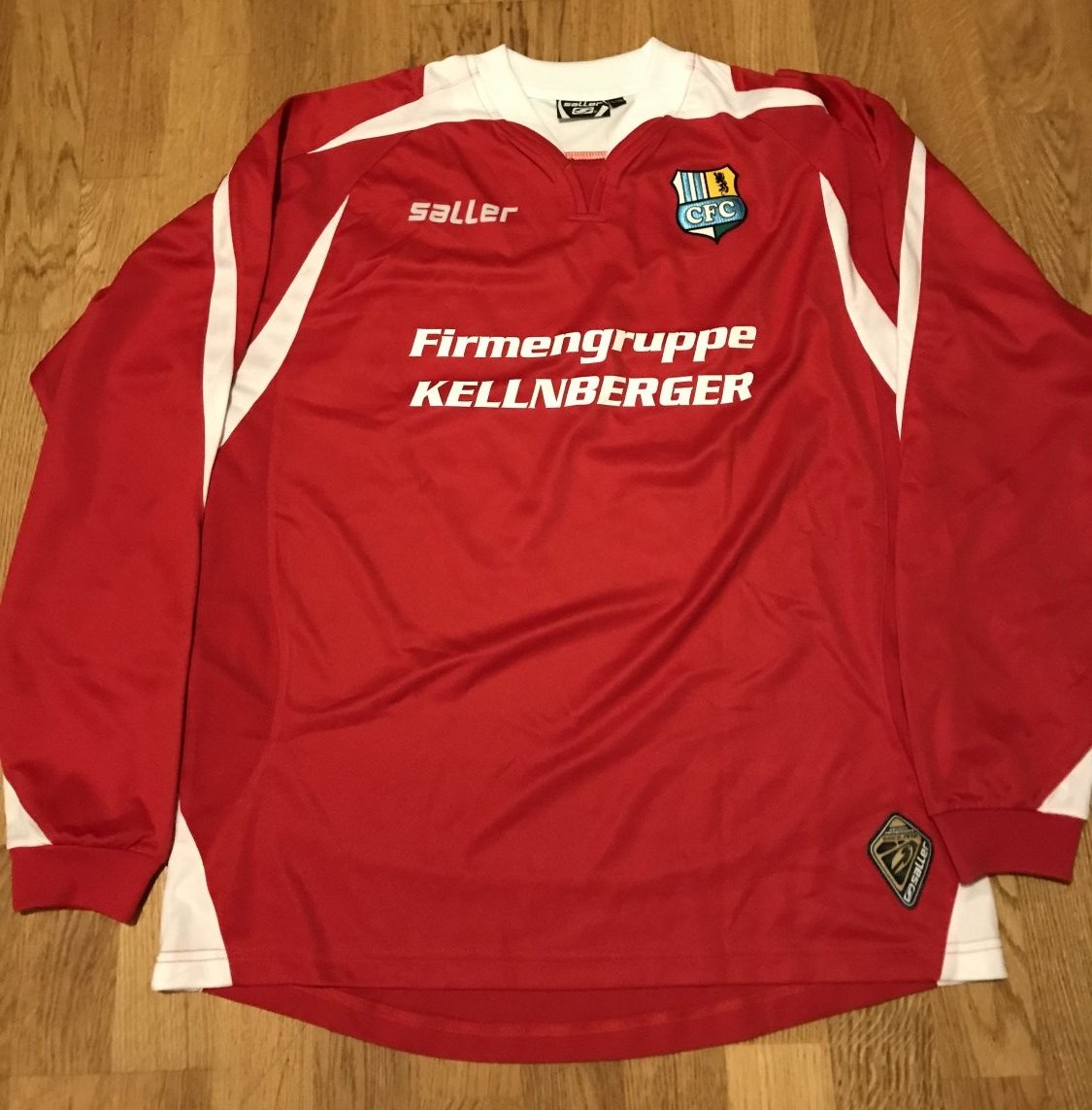 Chemnitzer FC Goalkeeper football shirt 2011 - 2012. Sponsored by