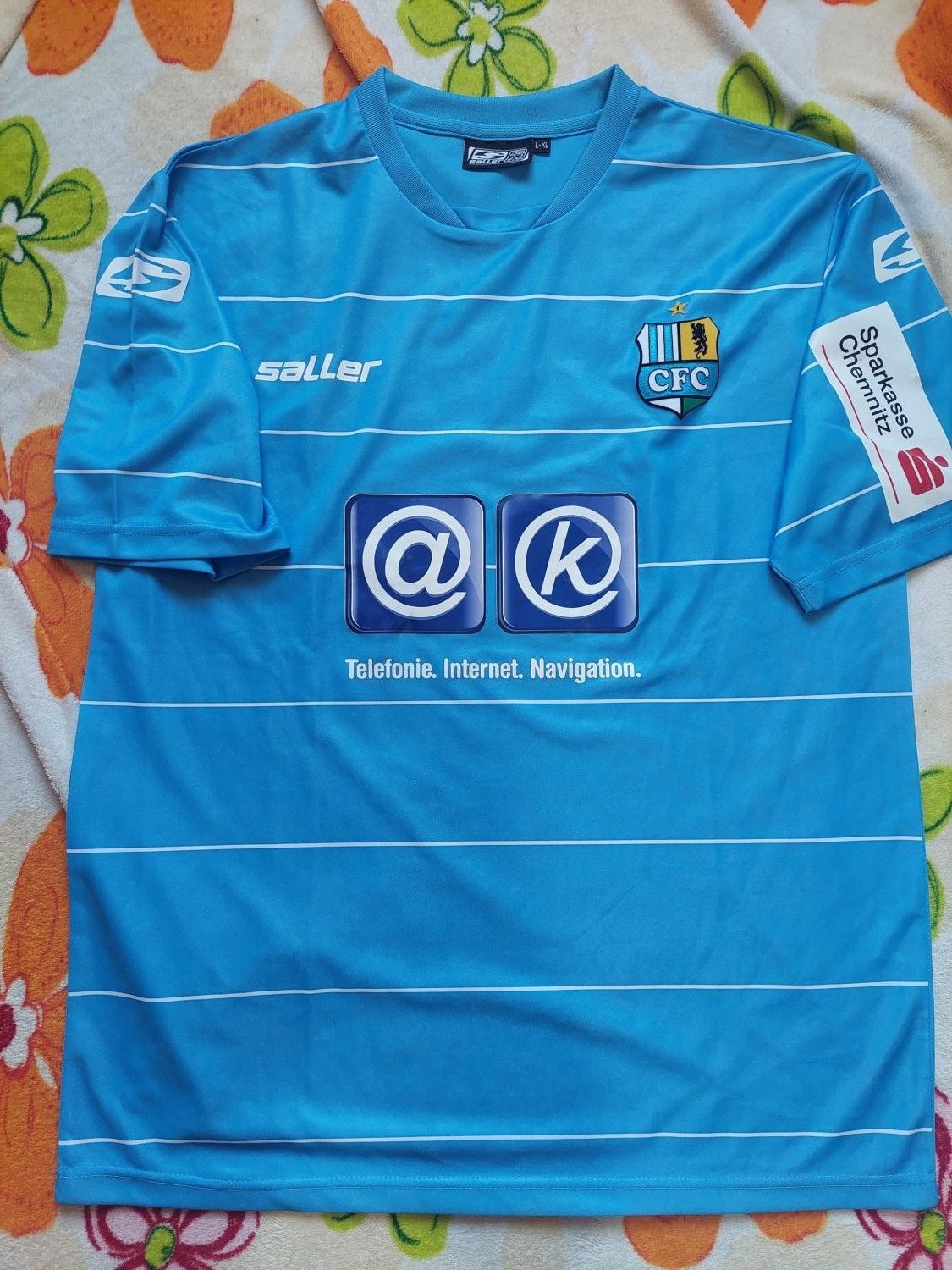 Chemnitzer FC Home football shirt 2011 - 2012. Sponsored by @K