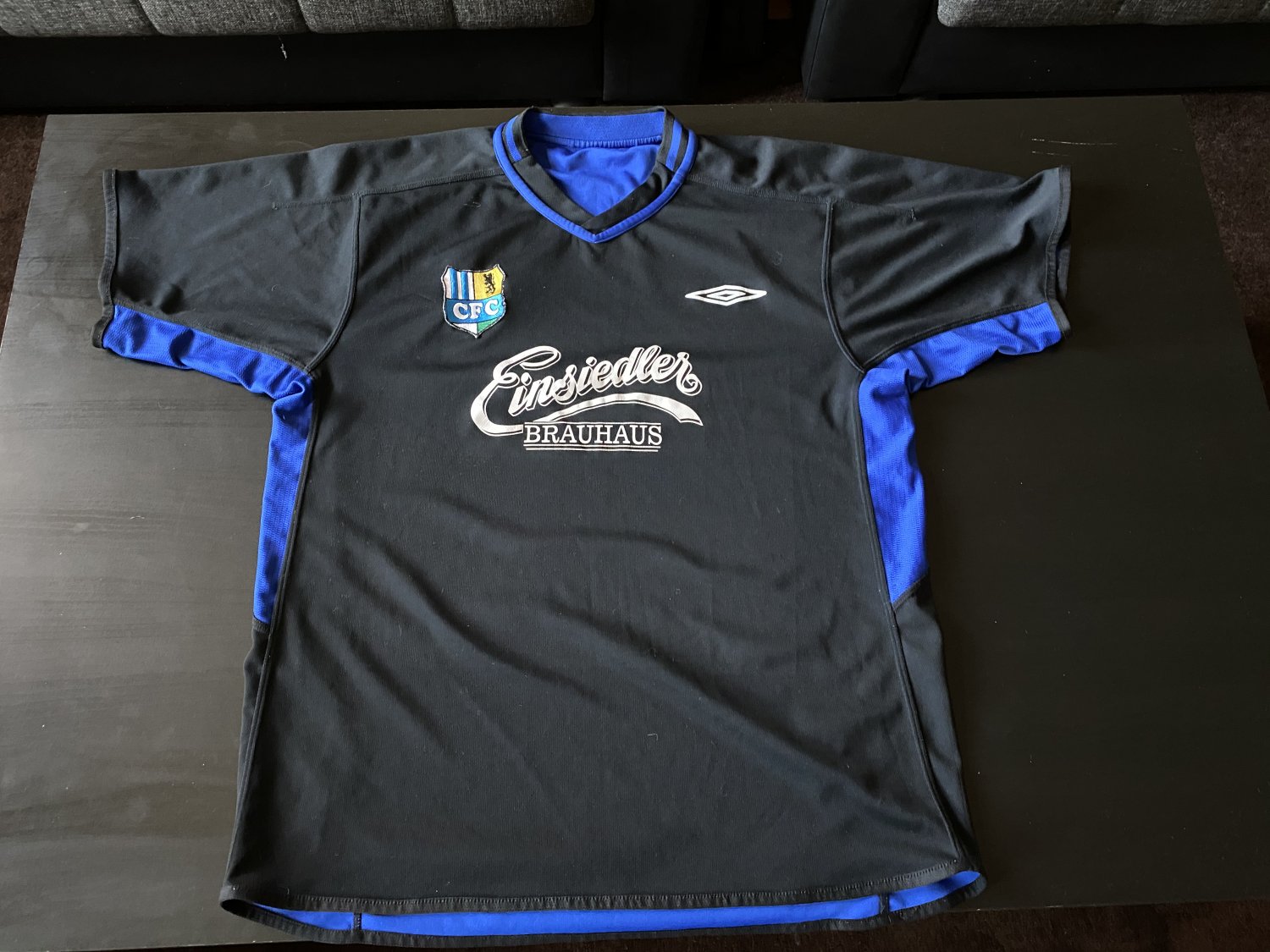 Chemnitzer FC Third football shirt 2004 - 2005. Sponsored by Einsiedler