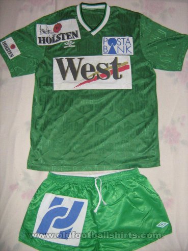 Ferencvaros Home football shirt 1992 - 1993