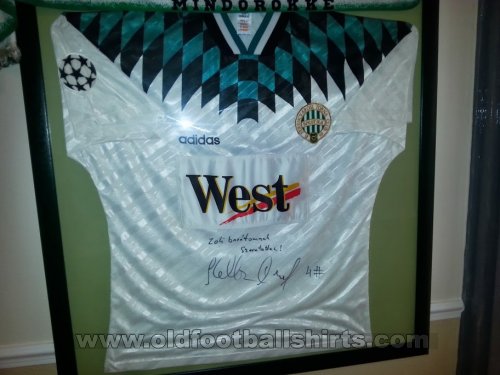 Ferencvaros Home football shirt 1995