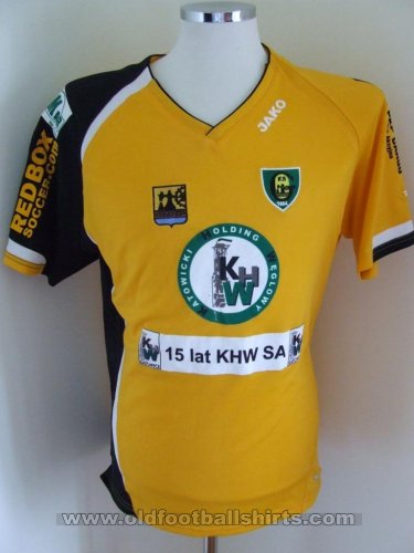 GKS Katowice Home football shirt 2007 - 2008
