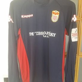 Dukla Banska Bystrica Away football shirt 2005 - 2006 sponsored by PM Zbrojníky