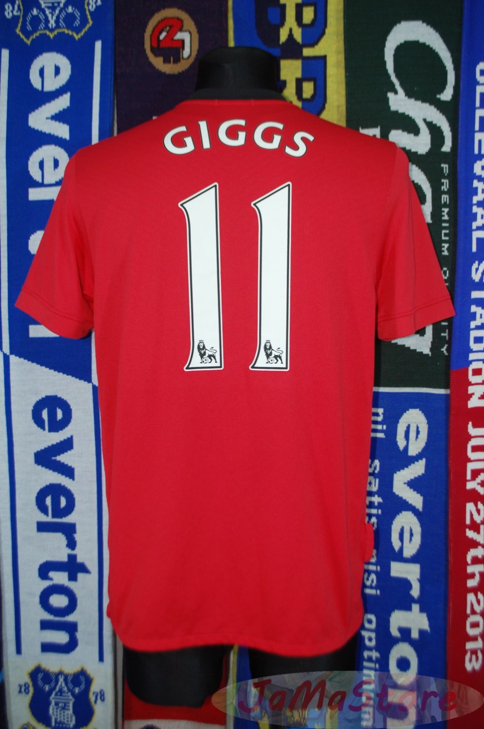 Manchester United Home Camiseta de Fútbol 2009 - 2010. Sponsored by AIG