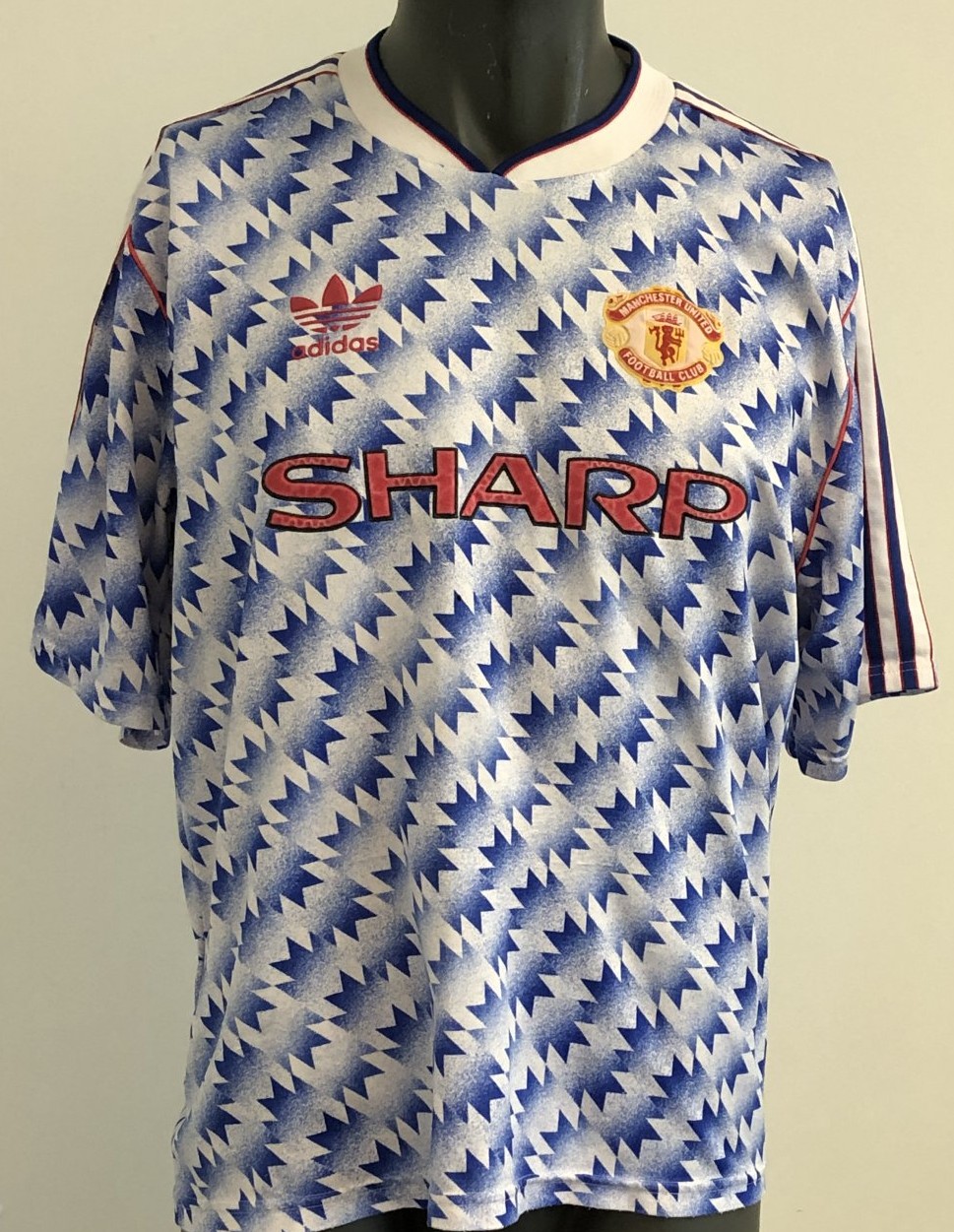 Maillot extérieur de Manchester united 1991-1992 RÉTRO vintage jersey 