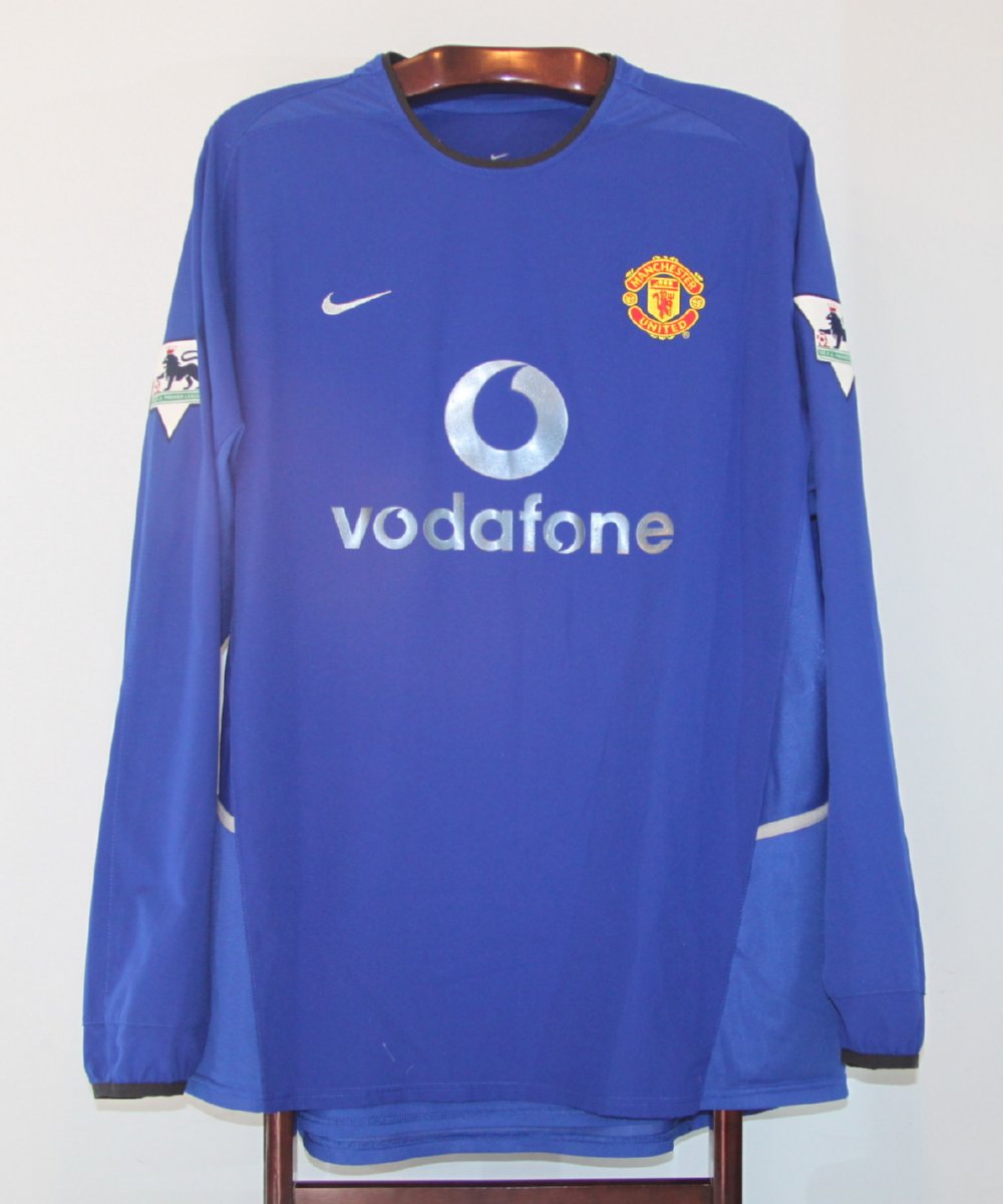 Manchester United Third football shirt 2002 - 2003. Sponsored by ...