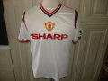 Manchester United Visitante Camiseta de Fútbol 1984 - 1986