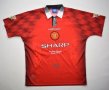 Manchester United Home φανέλα ποδόσφαιρου 1996 - 1998