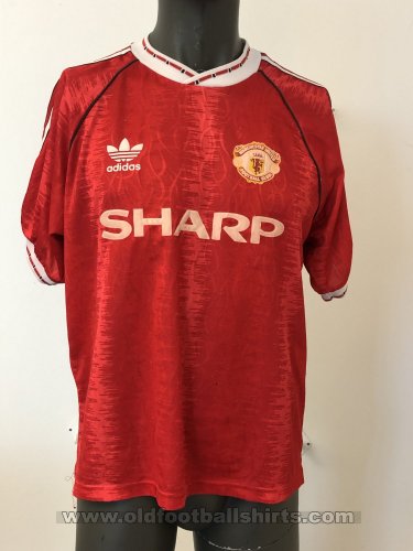 Manchester United Home fotbollströja 1990 - 1992