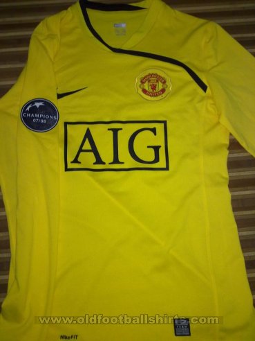 Manchester United Goalkeeper football shirt 2008 - 2009