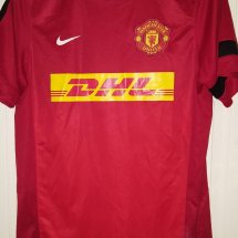 Manchester United Home football shirt 2011 - 2013 sponsored by DHL
