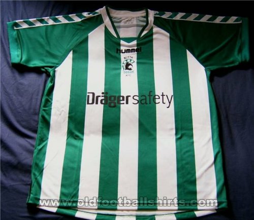 Blyth Spartans Home football shirt 2007 - 2008