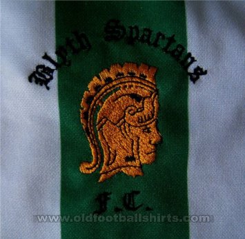 Blyth Spartans Home football shirt 1988 - 1989