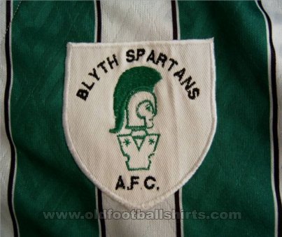 Blyth Spartans Home football shirt 1992 - 1993