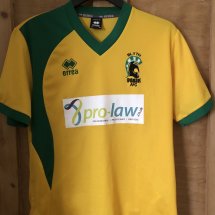 Blyth Spartans Away football shirt 2013 - 2014 sponsored by Pro-law