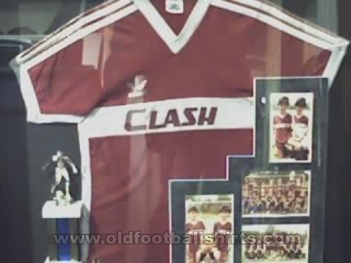 CLASH Home football shirt 1985 - 1986