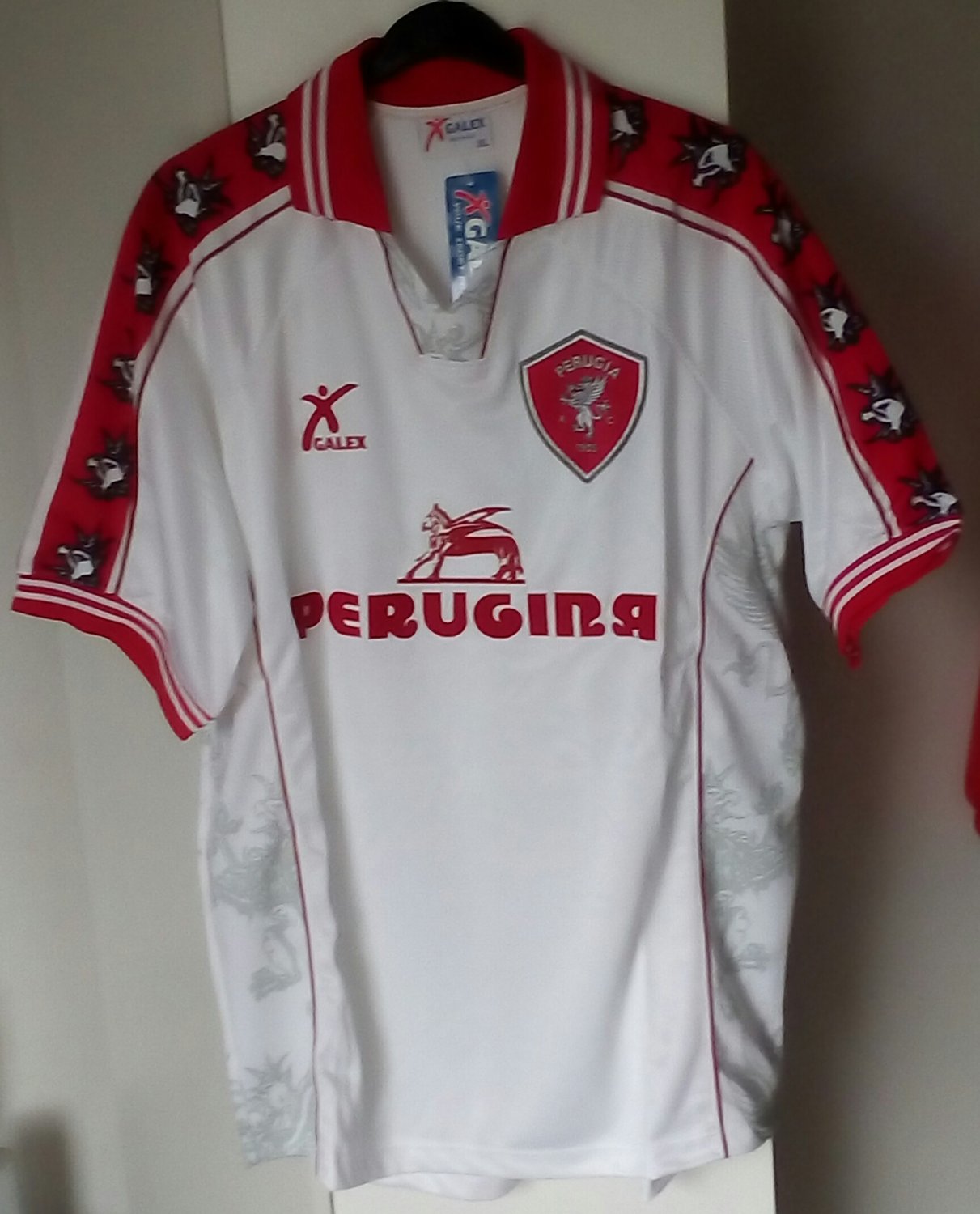 Maillot De Match Porté AC Perugia 2003/2004 - Taille XL, Joueur Zé Maria - Excellent état