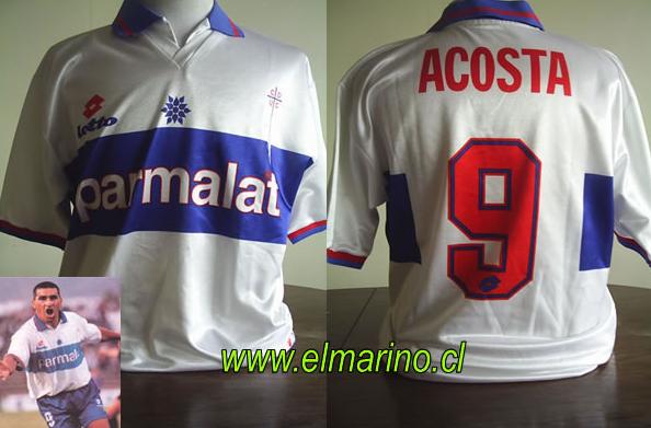 Club Deportivo Universidad Catolica Visitante Camiseta de Fútbol 1991