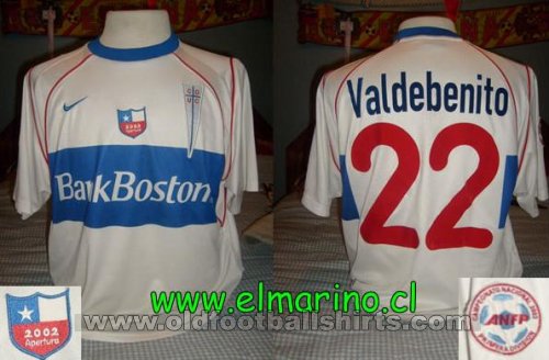 Club Deportivo Universidad Catolica Home football shirt 2002