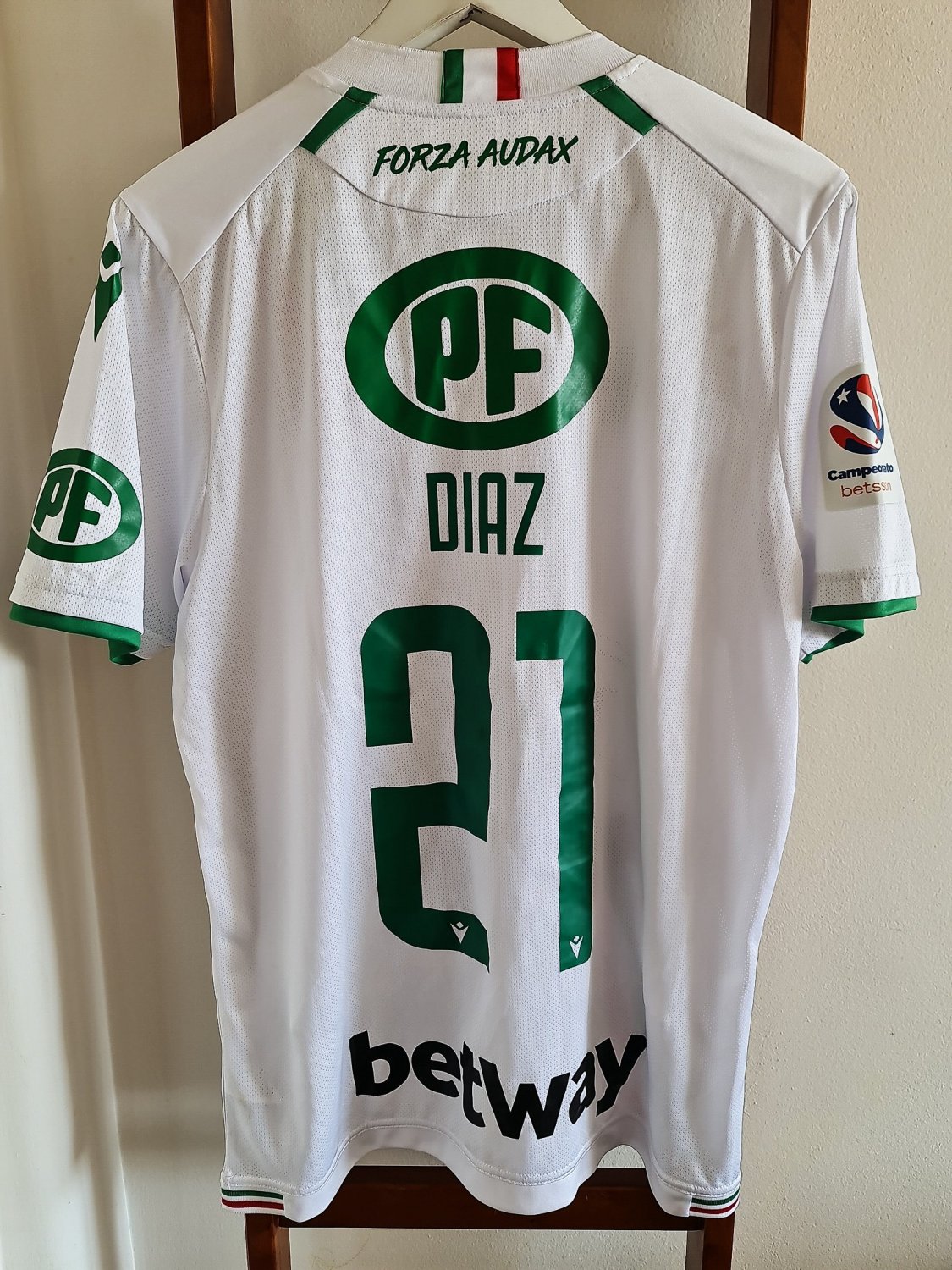 Audax Italiano Away Football Shirt 2023 Sponsored By Traverso