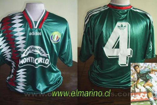 Audax Italiano Home camisa de futebol 1996