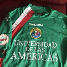 Audax Italiano Home football shirt 2006 sponsored by Universidad De Las Americas