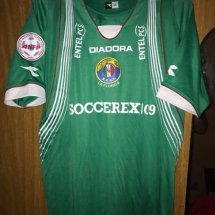 Audax Italiano Home football shirt 2009 - 2010 sponsored by Soccerex