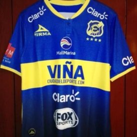 Everton Home football shirt 2017 - 2018 sponsored by Vina Ciudad del deporte