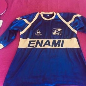 Everton Home football shirt 1991 sponsored by Enami