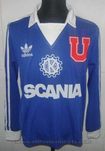 Universidad de Chile Home φανέλα ποδόσφαιρου 1990