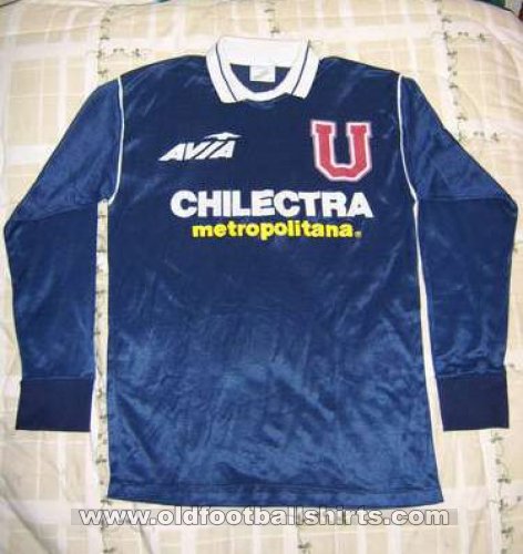 Universidad de Chile Home baju bolasepak 1992