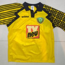 Dynamo Dresden Home camisa de futebol 1994 - 1995 sponsored by TV Neu