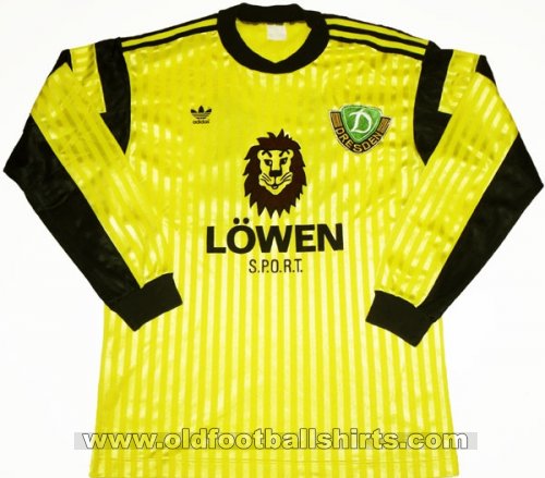 Dynamo Dresden Home football shirt 1991 - 1992