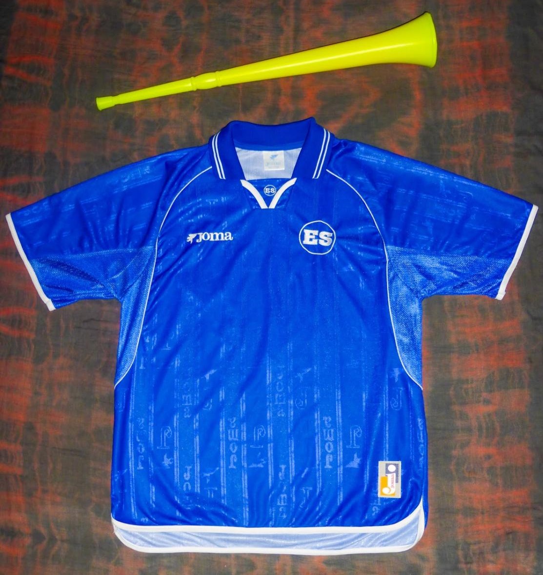LA FIRPO Retro Soccer Jersey El Salvador 1992 - Red - DIAZ ARCE - Loose Fit Men's