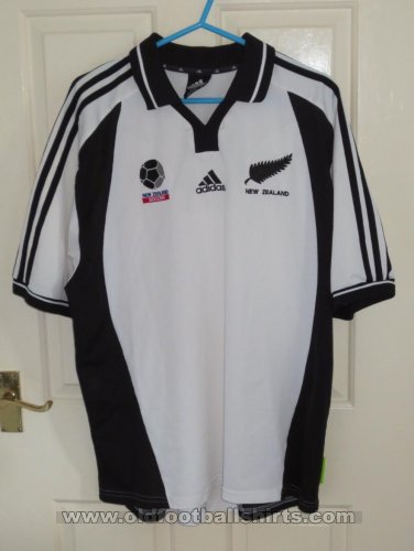 New Zealand Home football shirt 2001 - 2003