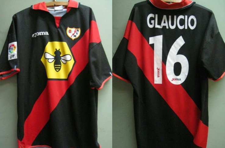 relajarse inercia Marcado Rayo Vallecano Visitante Camiseta de Fútbol 2001 - 2002.