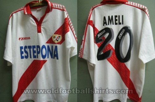 Rayo Vallecano Home voetbalshirt  1996 - 1997