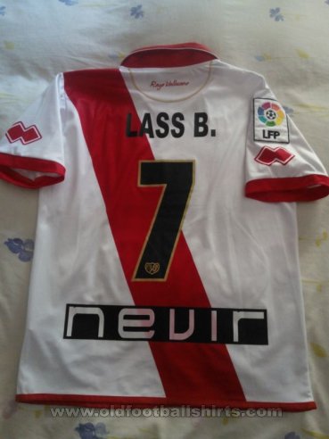 Rayo Vallecano Home voetbalshirt  2013 - 2014