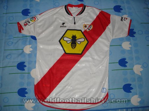 Rayo Vallecano Home Fußball-Trikots 2001 - 2002