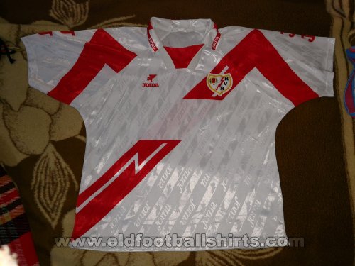 Rayo Vallecano Home football shirt 1994 - 1996