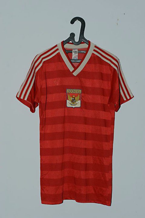 Indonesia Home football shirt 1988 - 1989.