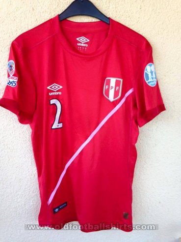 Peru Away football shirt 2015 - 2016