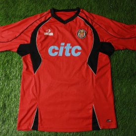 Hyde United Home football shirt 2010 - 2011 sponsored by citc