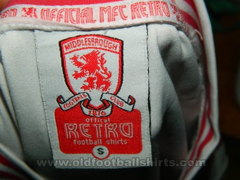 Middlesbrough Retro Replicas φανέλα ποδόσφαιρου 1988 - 1990