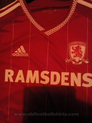 Middlesbrough Home baju bolasepak 2015 - 2016