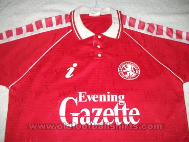 Middlesbrough Home Maillot de foot 1990 - 1992