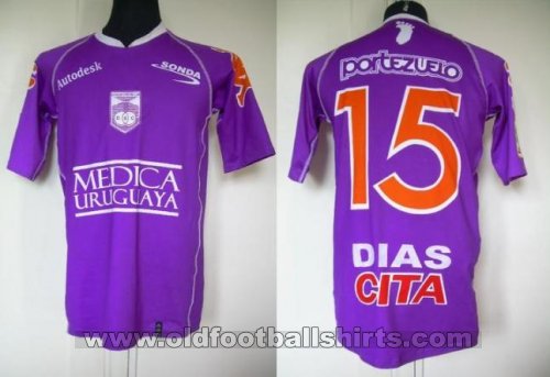 Defensor Sporting Home football shirt 2008 - 2009