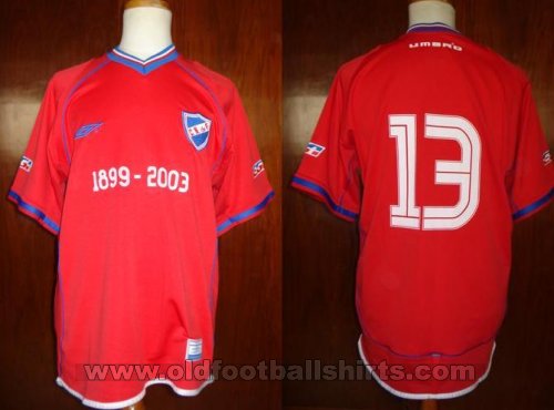 Nacional  חוץ חולצת כדורגל 2003