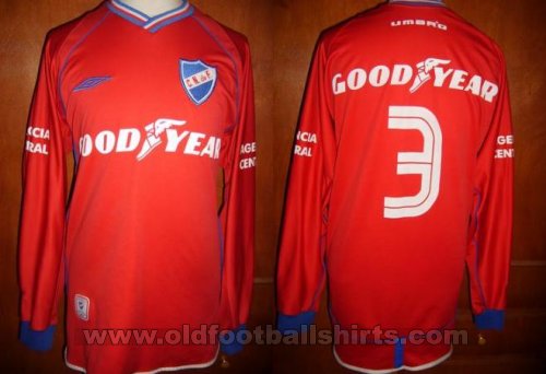 Nacional  חוץ חולצת כדורגל 2004