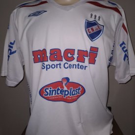 Nacional  Home football shirt 2007 - 2008 sponsored by Macri Sport Center